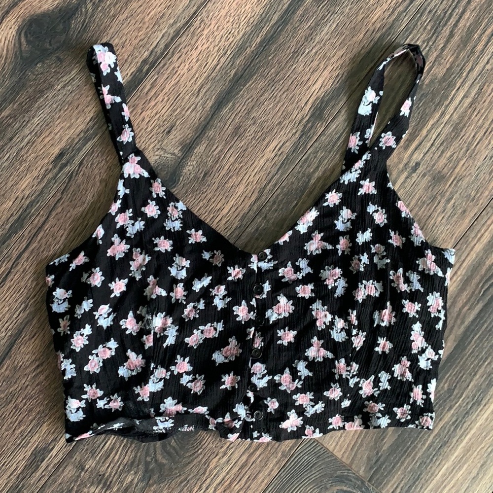 Lush Floral crop top